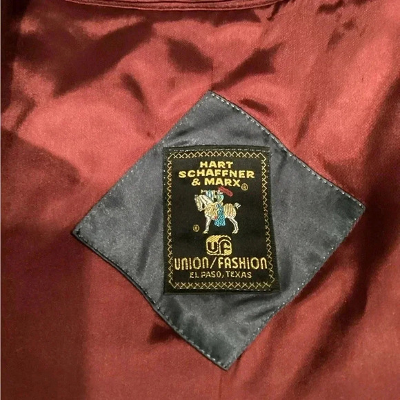 Vintage Men’s Hart Schaffer & Marx Overcoat Size 38S Removable Flannel Lining - Picture 6 of 6